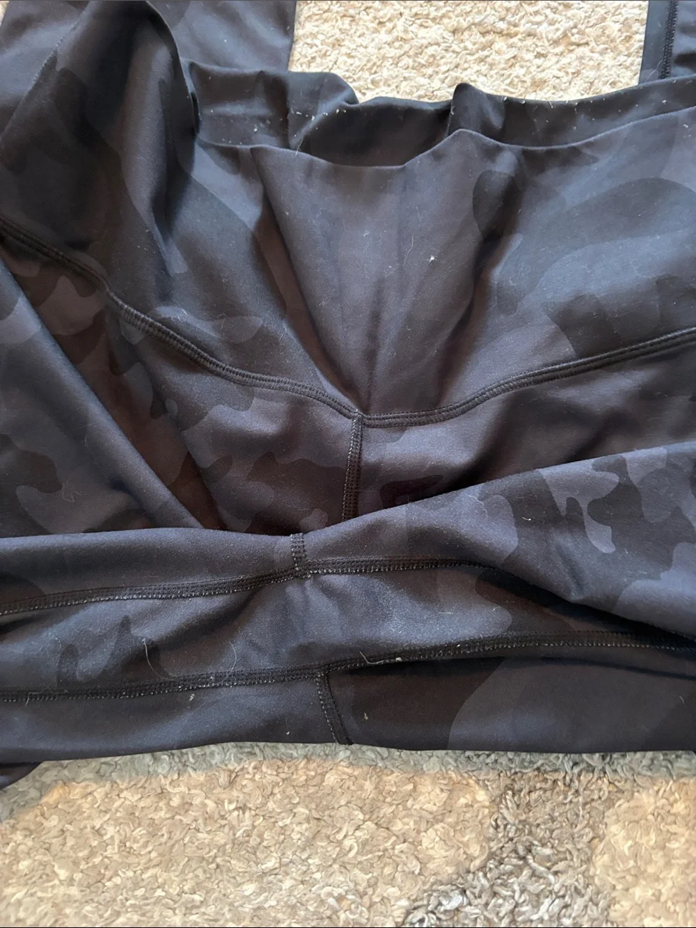 lululemon athletica Black Camo Leggings